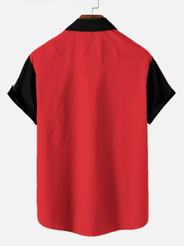 Men's Space War Movie Short Sleeve Shirt