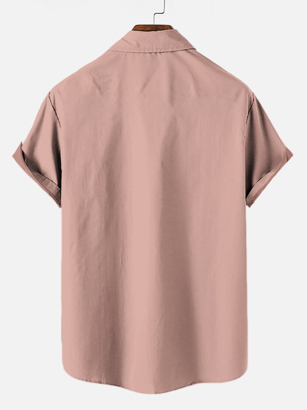 Little Tricks Big Treats Men's Space War Movie Halloween Short Sleeve Shirt