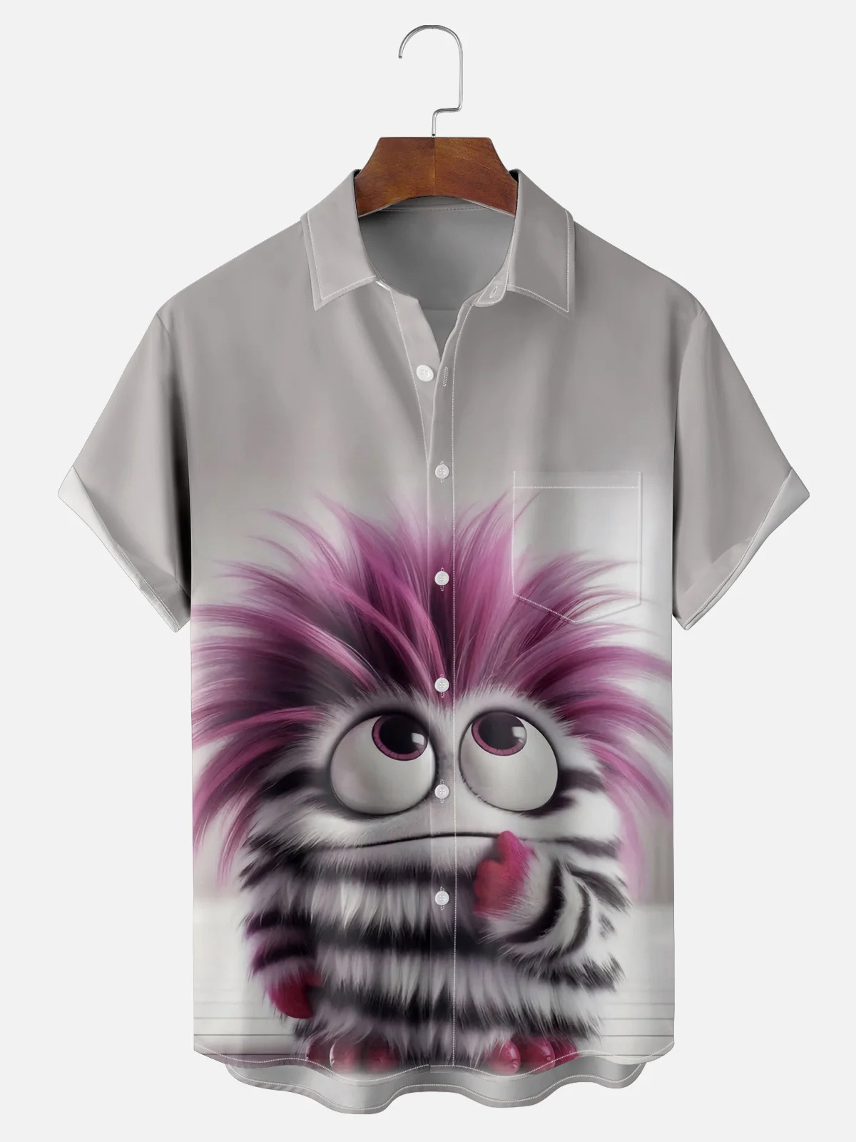 [Copy]Men's Classic Movie Godfather Animal Fun Graphic Short Sleeve Shirt