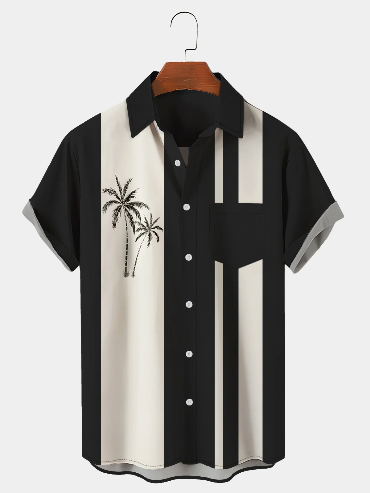 Men's Casual Pocket Short Sleeve Shirt