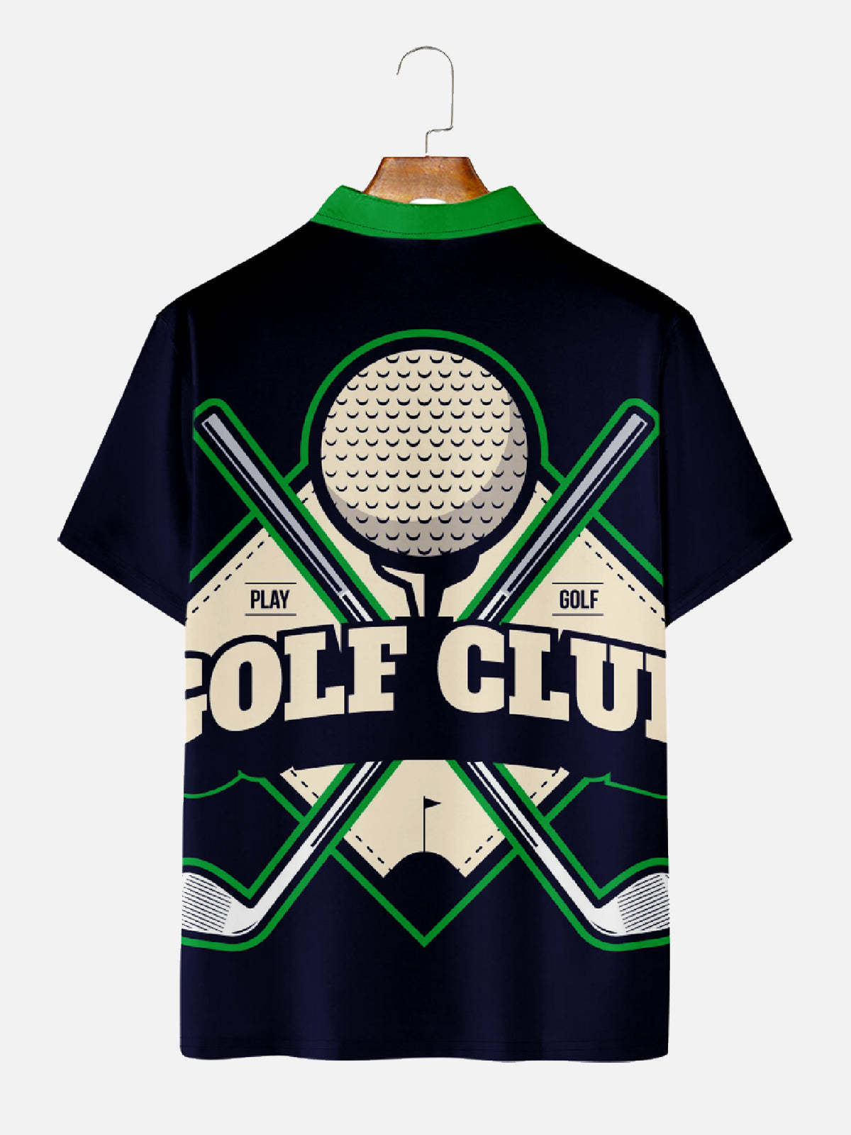 Men's Golf Club Short Sleeve Polo Shirt