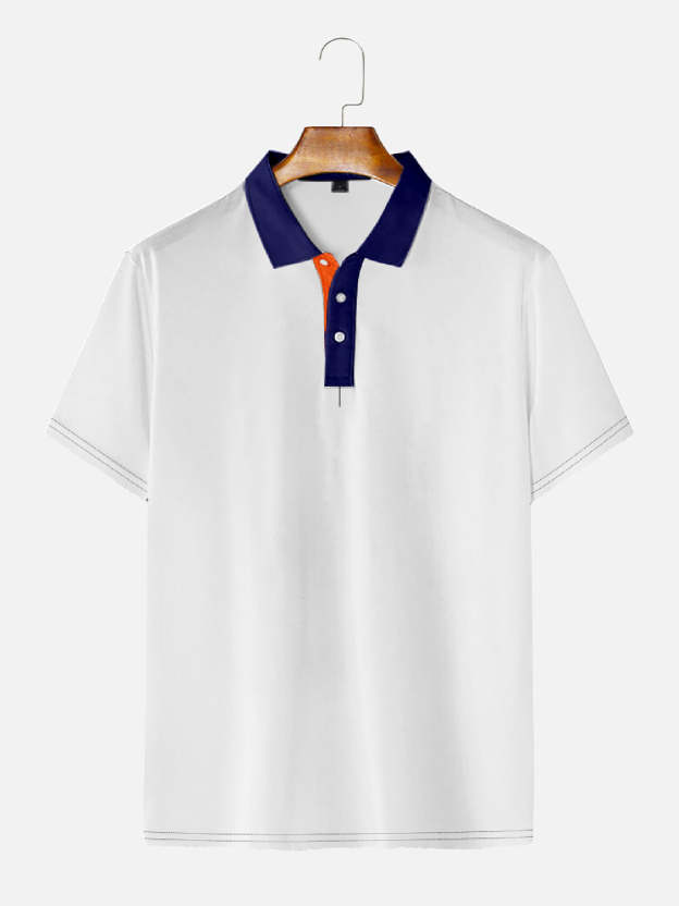 Men's Golf Mascot Short Sleeve Polo Shirt