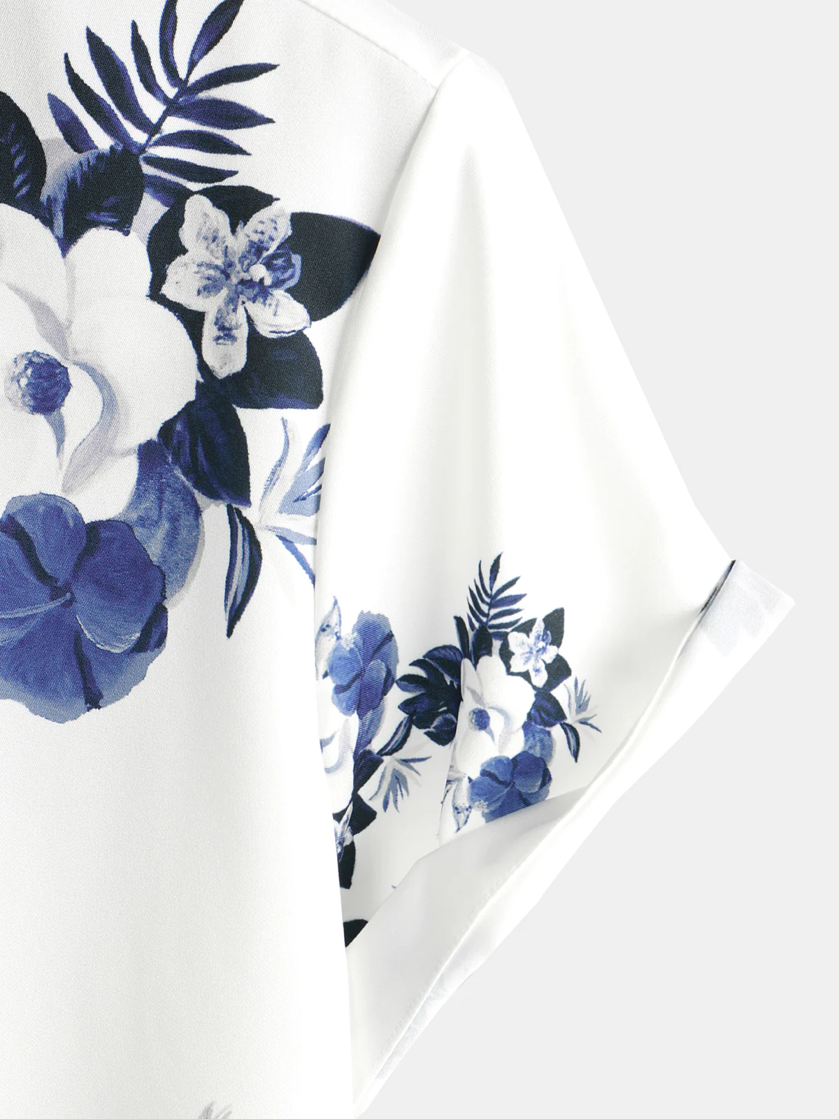 Men's Casual Everyday Floral Print Lapel Short Sleeve Shirt