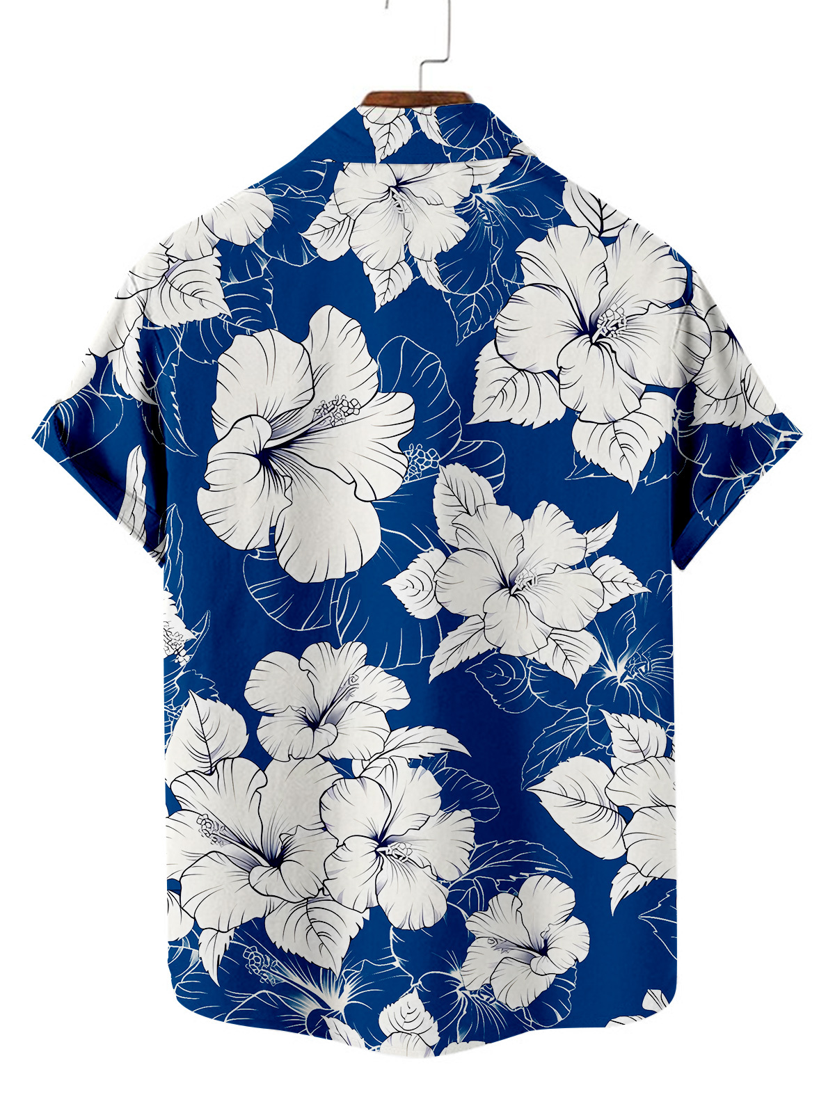 Men's Hawaiian Resort Print Casual Short Sleeve Shirt
