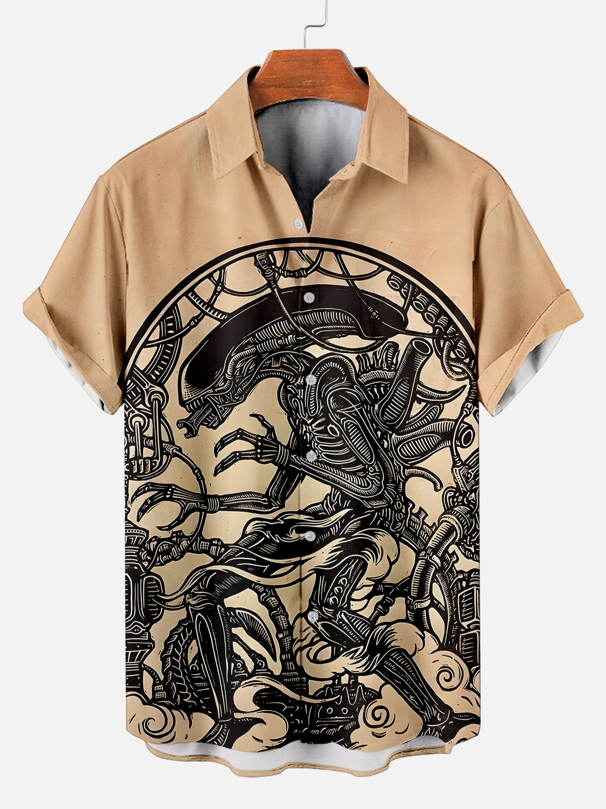 Men's Classic Movie Graphic Short Sleeve Shirt
