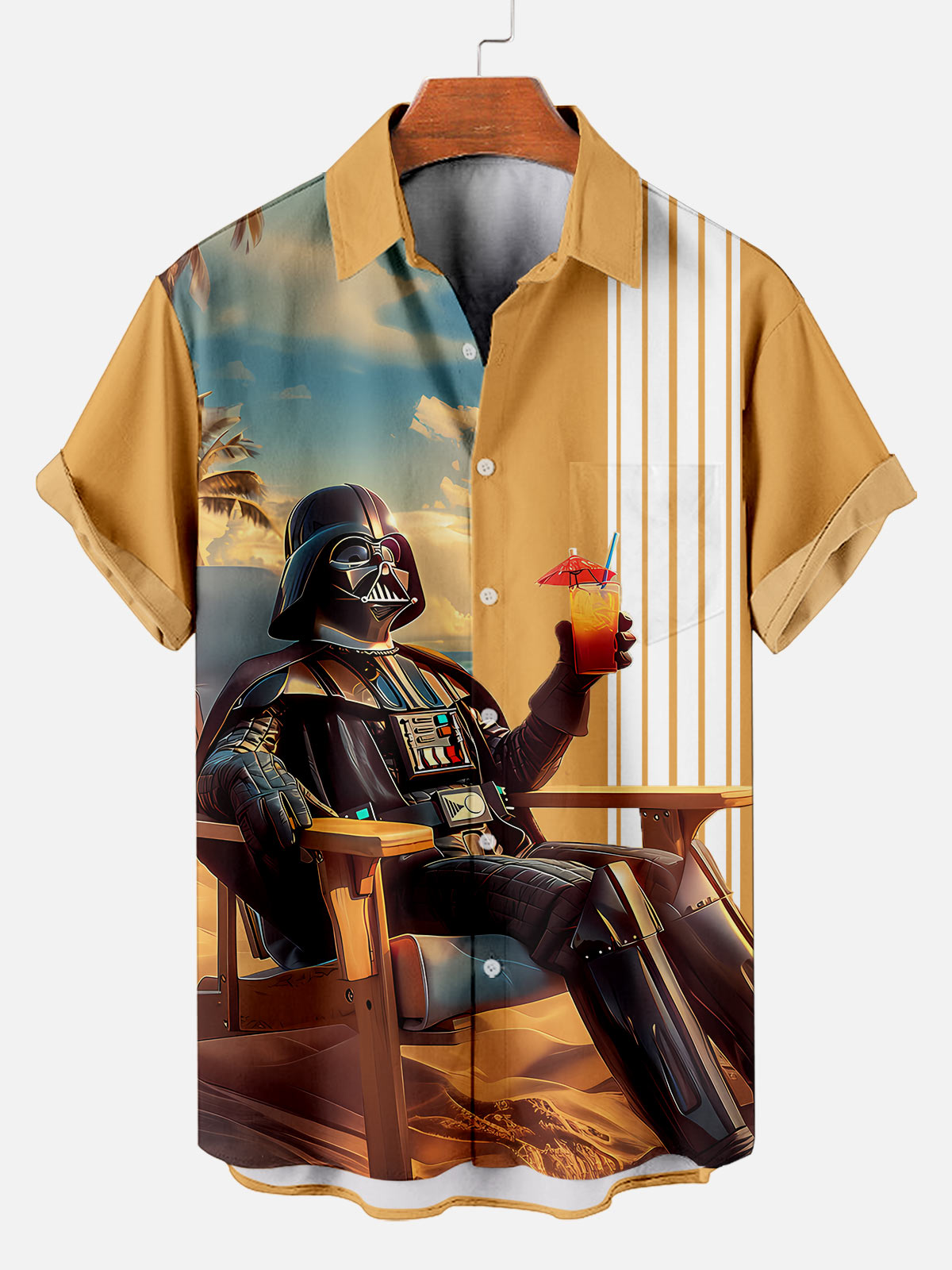 Men's Classic Movie Graphic Short Sleeve Shirt