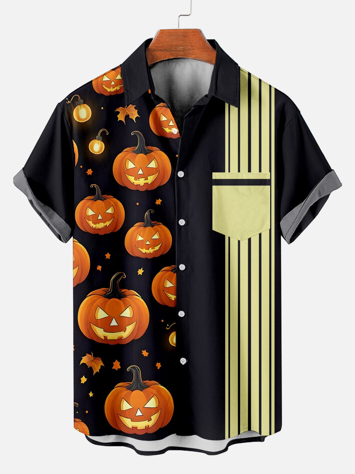 Men's Halloween Graphic Short Sleeve Shirt