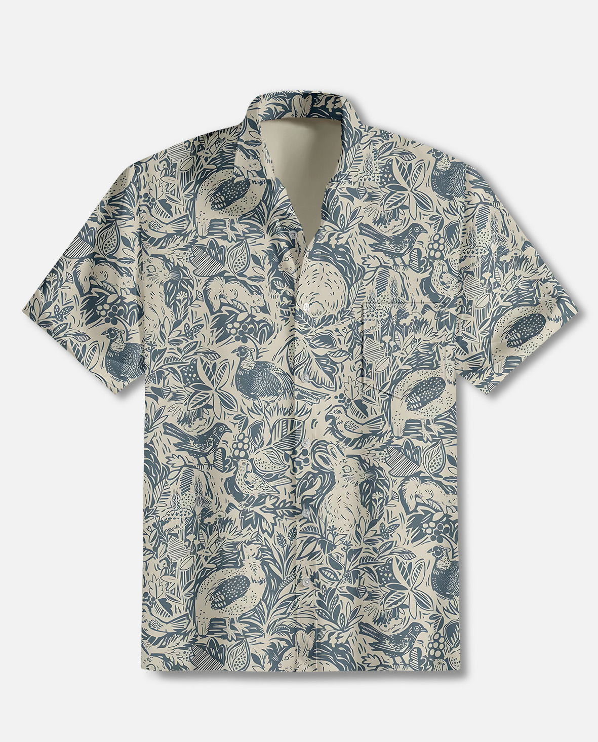 Men's Vintage Hawaiian Short Sleeve Shirt