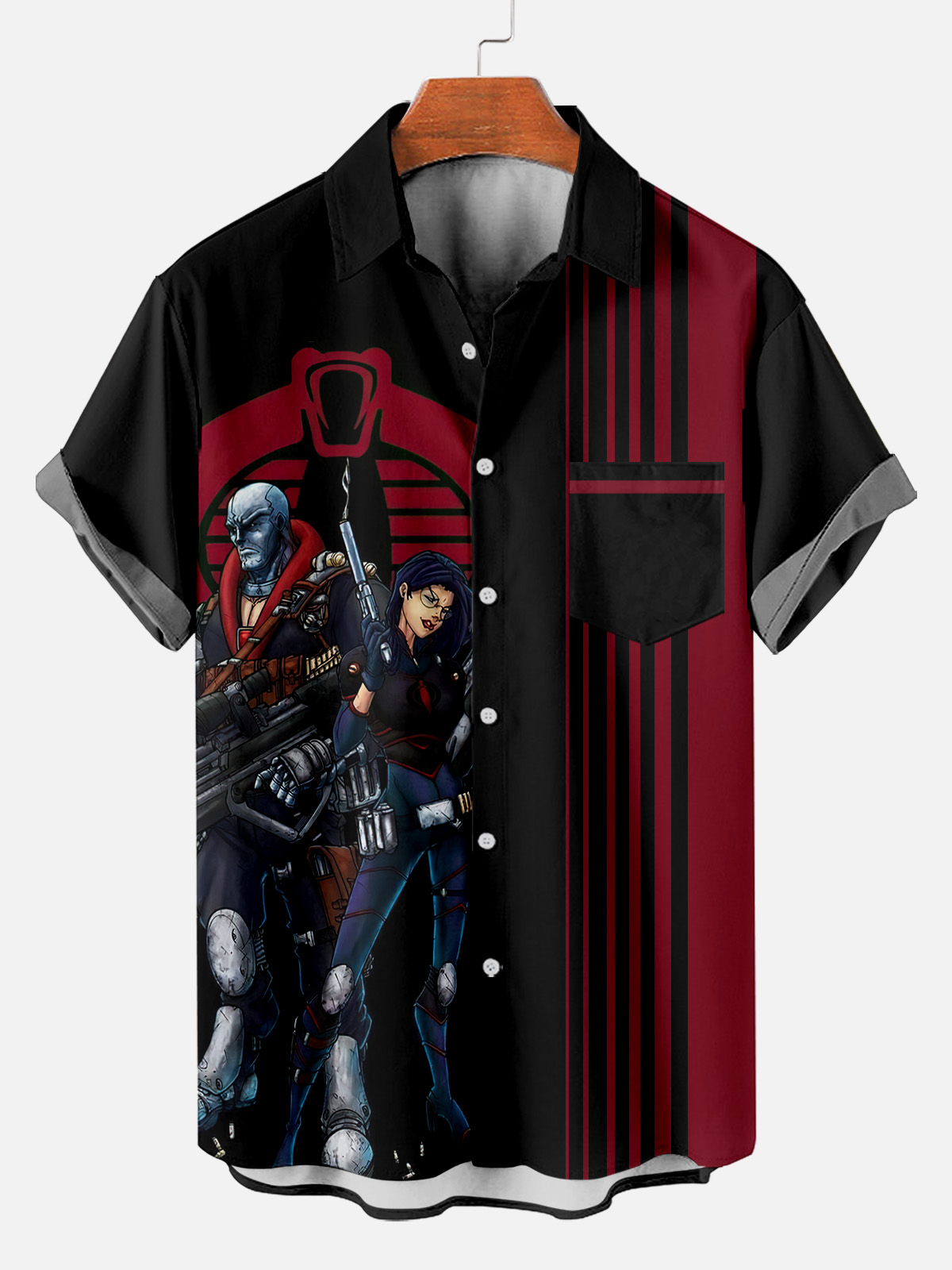 Men's Classic Character Graphic Short Sleeve Shirt