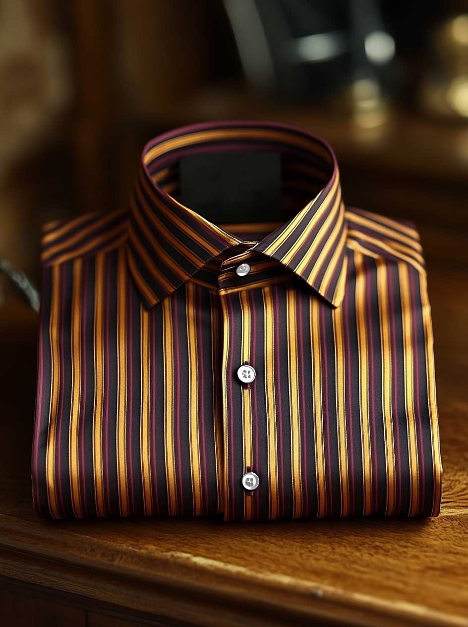 Men's Business Casual Button-Down Shirt