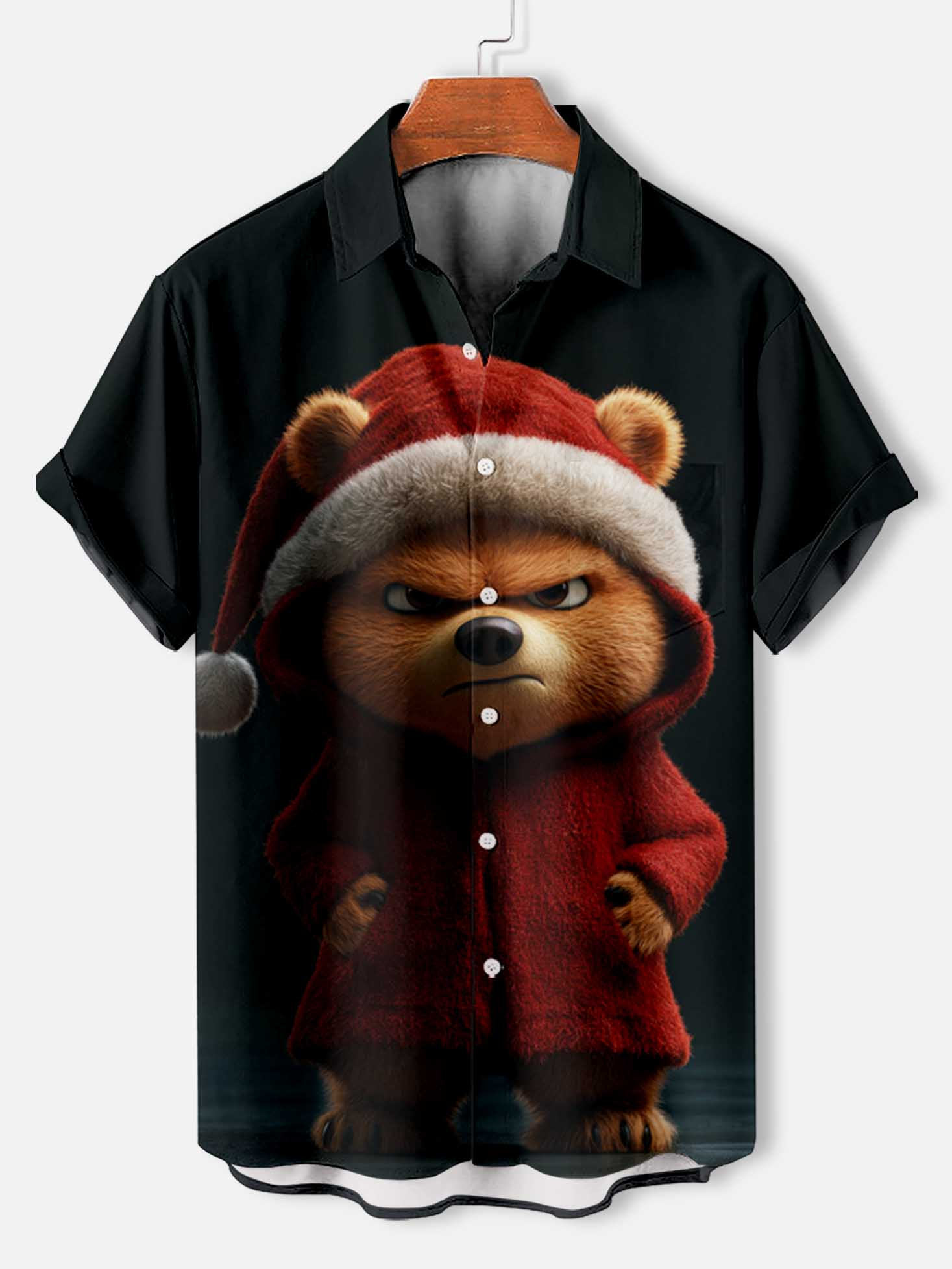 Men's Fun Cartoon Graphic Short Sleeve Shirt