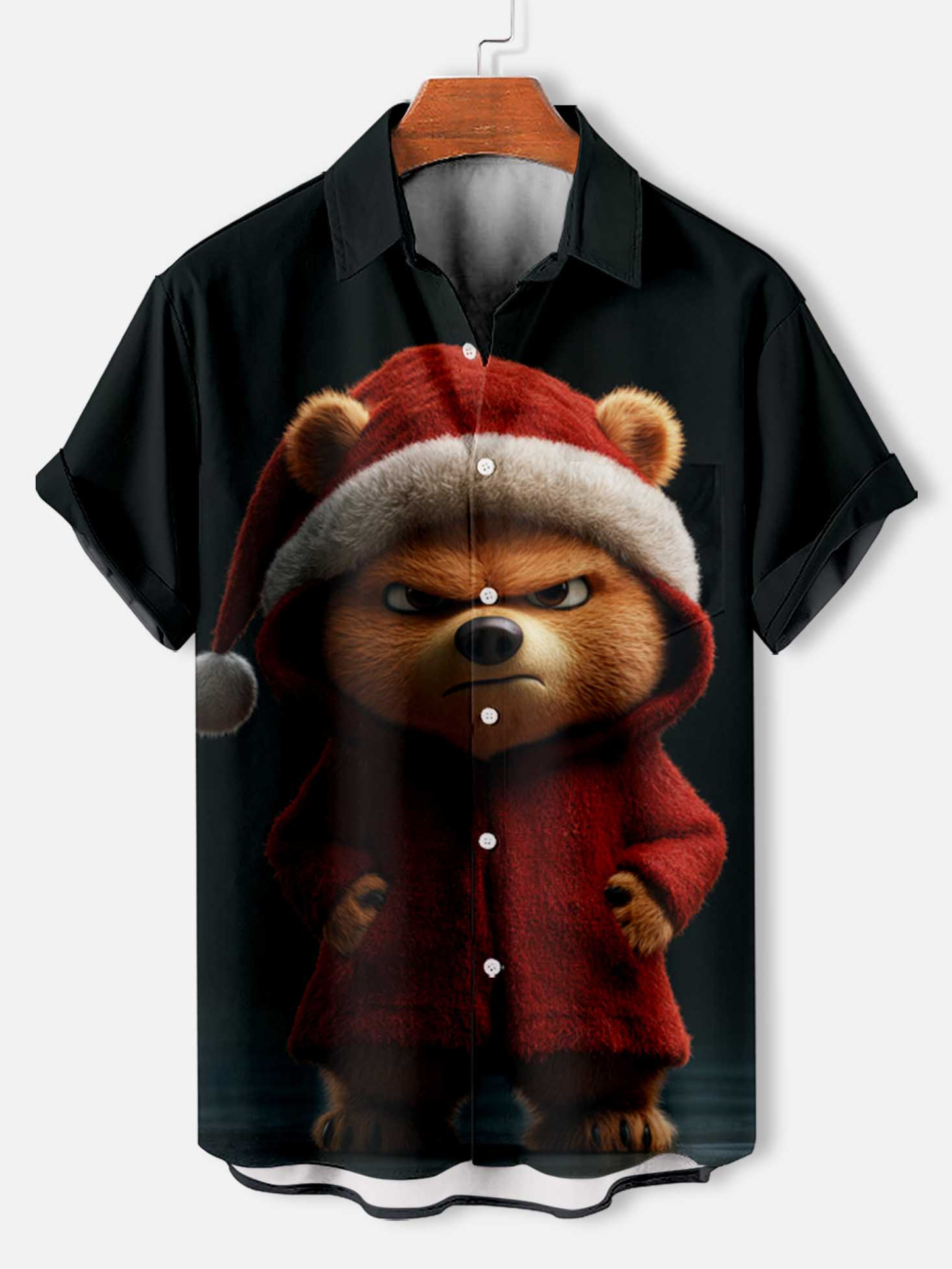 Men's Fun Cartoon Graphic Short Sleeve Shirt