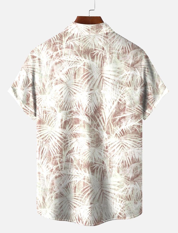 Men's Short Refreshing elegant hawaii Sleeve Shirt 