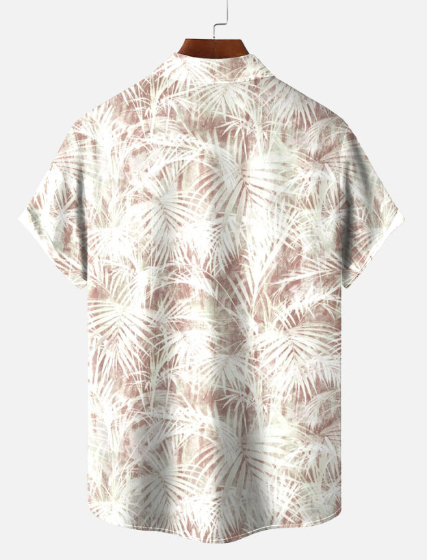 Men's Short Refreshing elegant hawaii Sleeve Shirt 