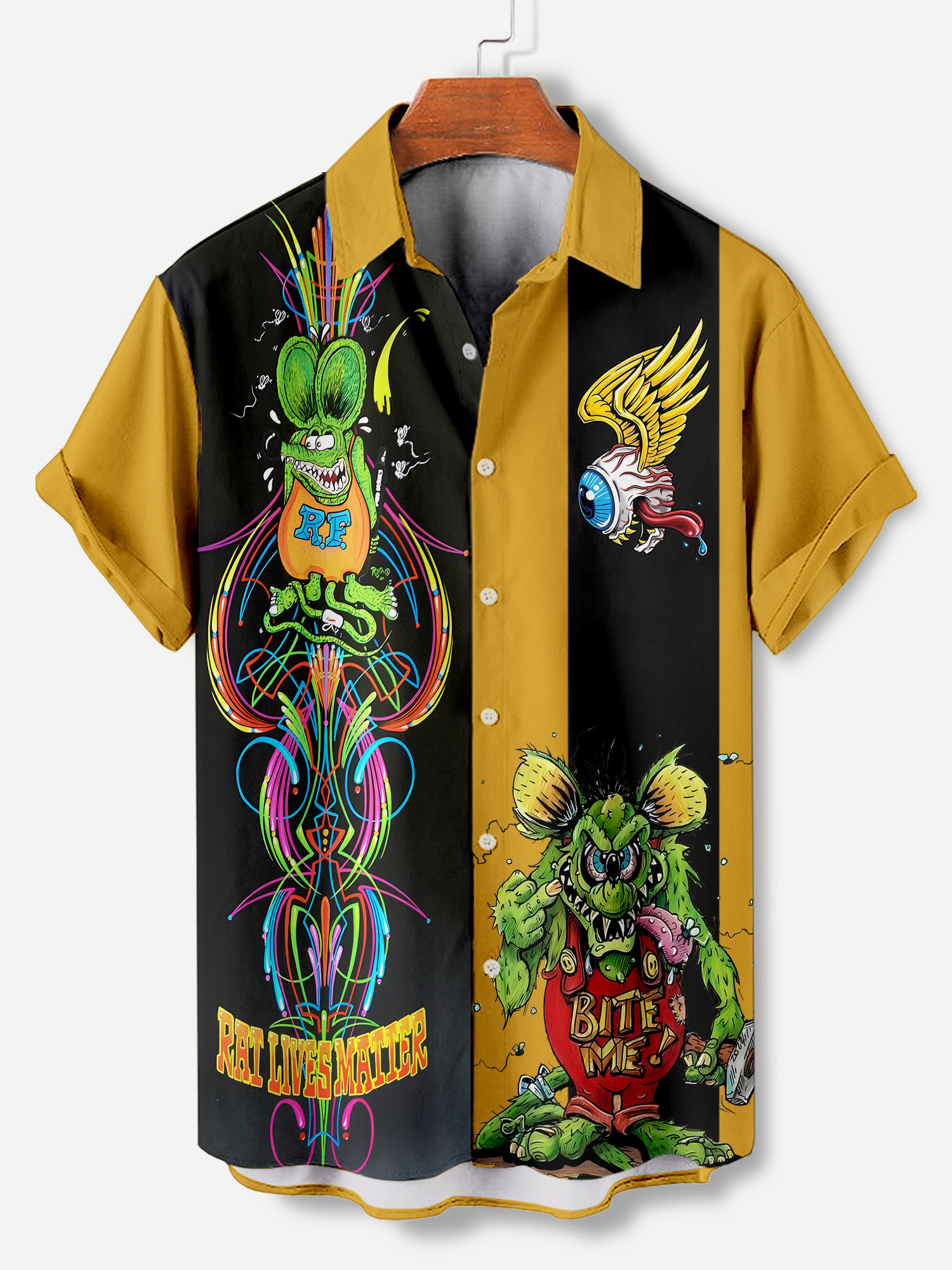 Men's Short Refreshing elegant hawaii Sleeve Shirt