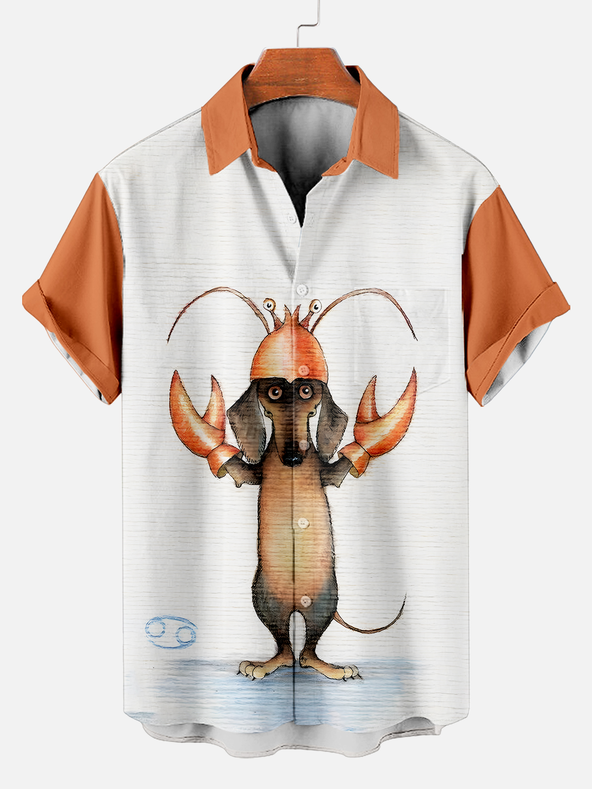 Retro Fun Pattern Short Sleeve Shirt