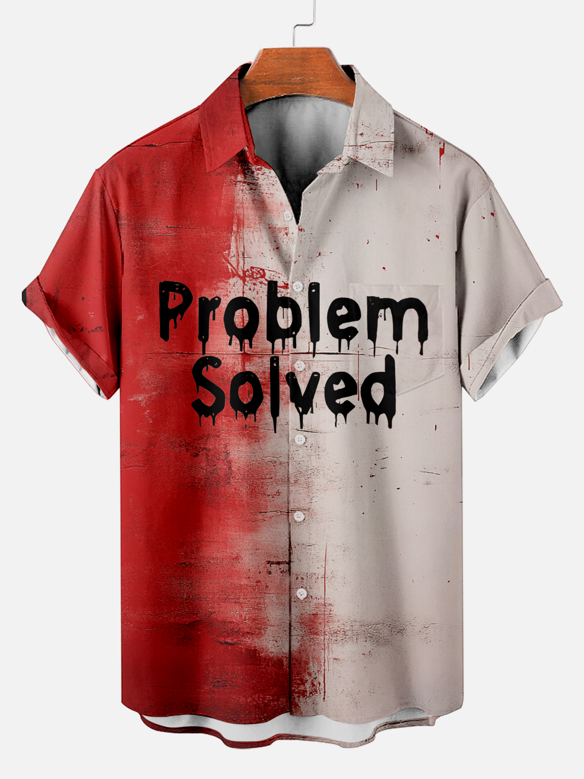 Men's Halloween Graphic Short Sleeve Shirt