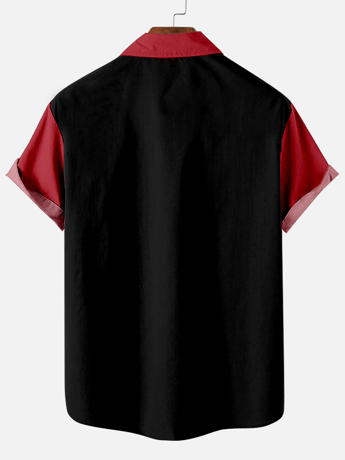 Men's Fun Slogan Graphic Contrast Short Sleeve Shirt