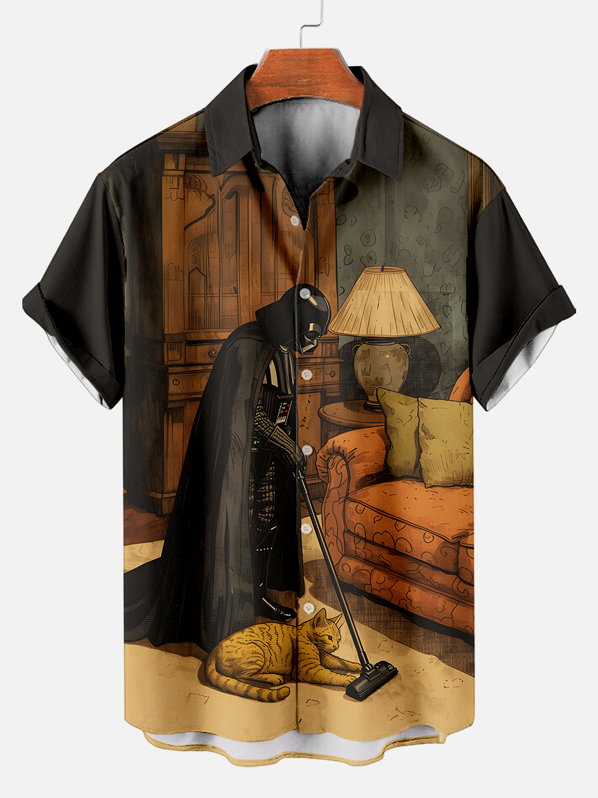 Men's Classic Movie Graphic Short Sleeve Shirt