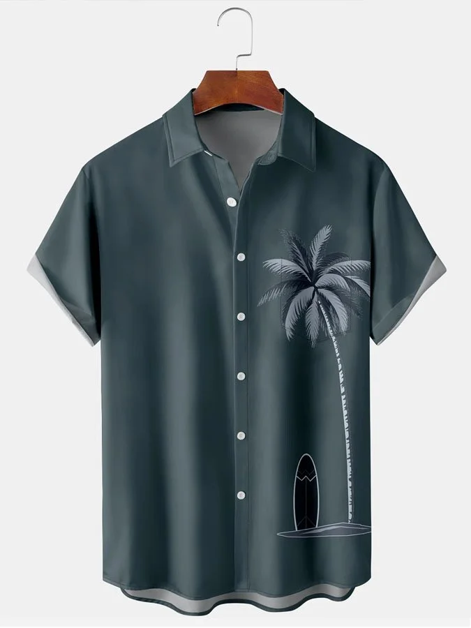 Men's Casual Pocket Short Sleeve Shirt