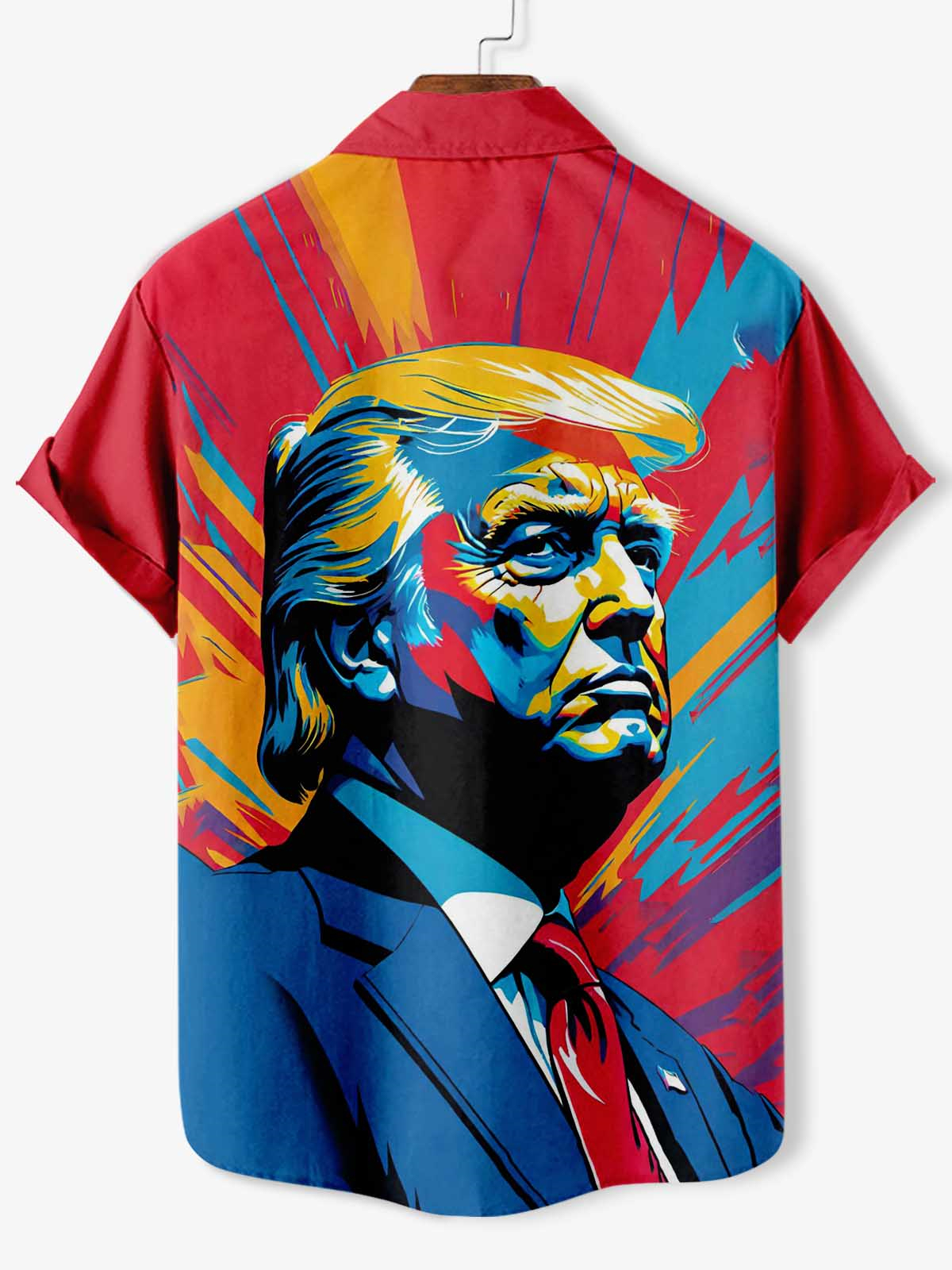 Men's Patriotic Short Sleeve Shirt