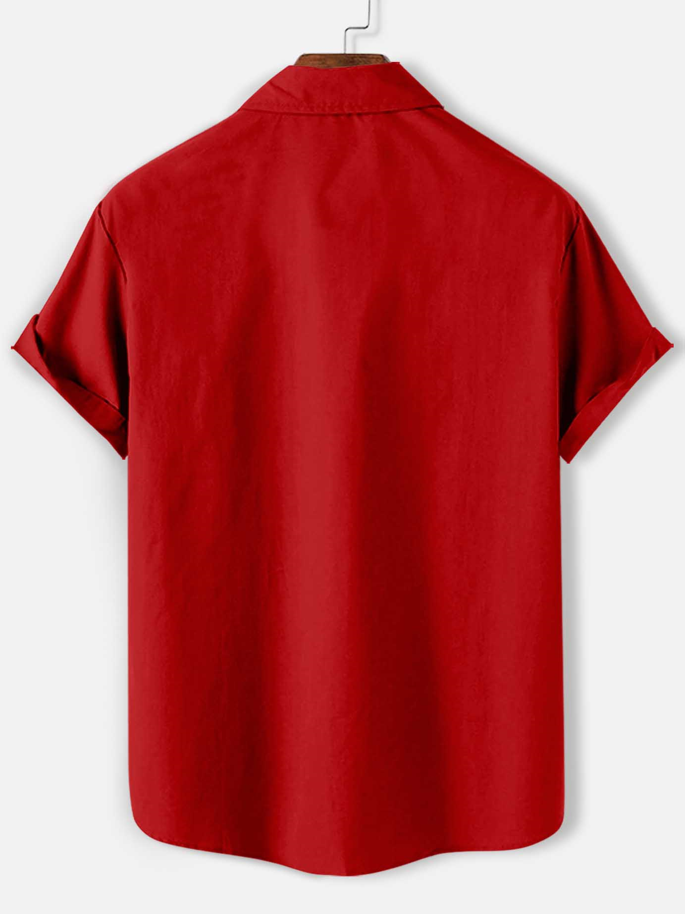 Men's Retro Anime Illustration Short Sleeve Shirt