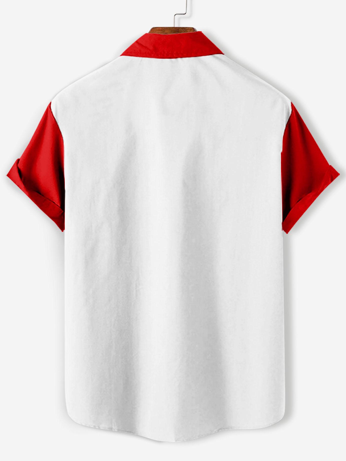 Men's casual cartoon fun illustration striped short sleeve shirt