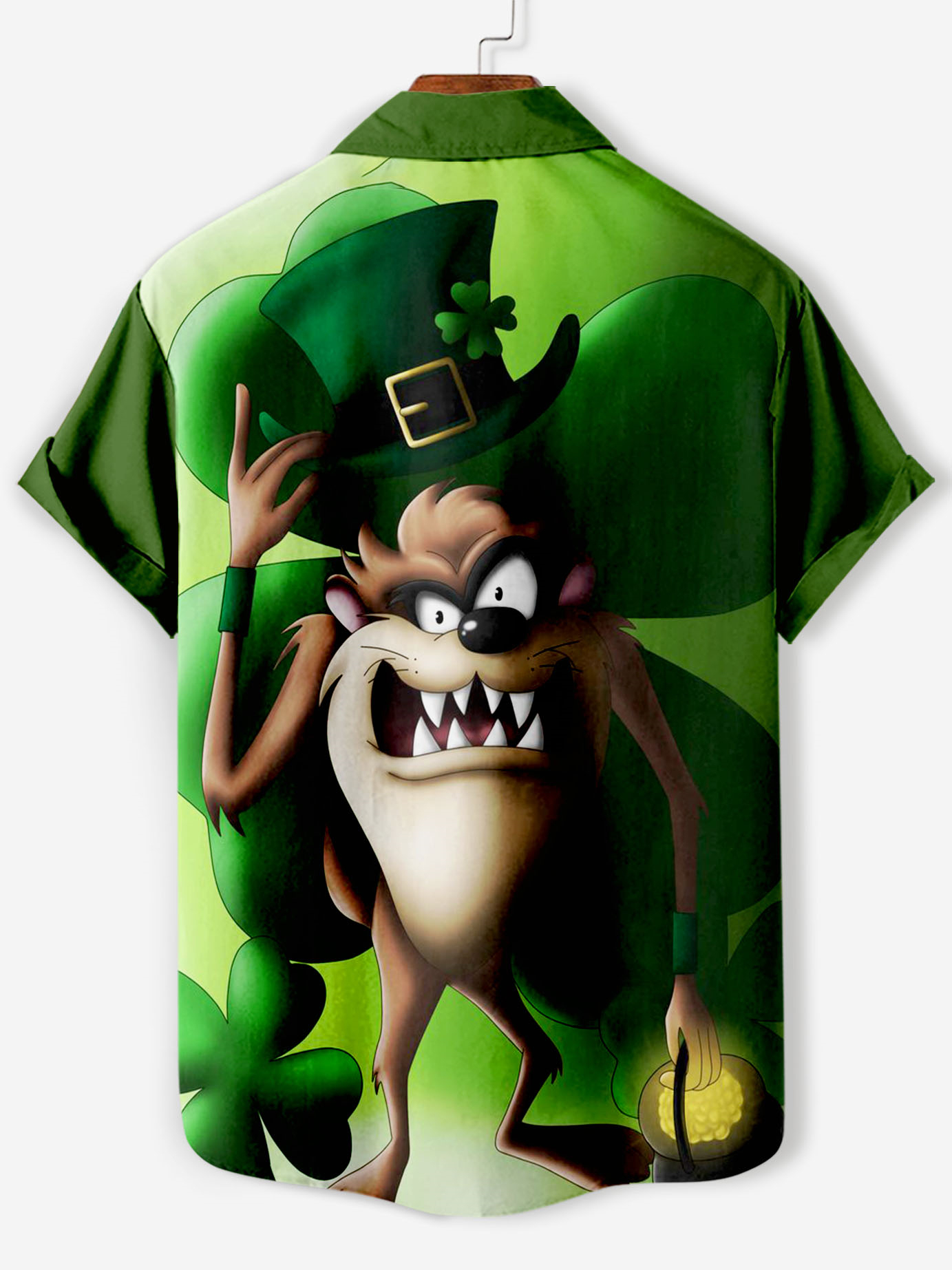 Men's St. Patrick's Day Themed Short Sleeve Shirt