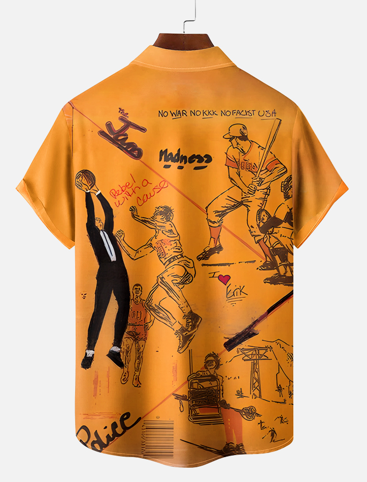 Pop Culture 70's-80s Men's Nostalgia Shirt
