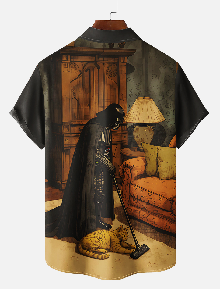 Men's Classic Movie Graphic Short Sleeve Shirt