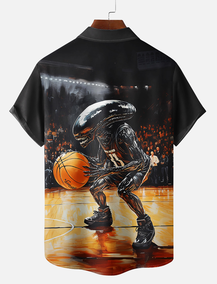 Men's Classic Movie Graphic Short Sleeve Shirt