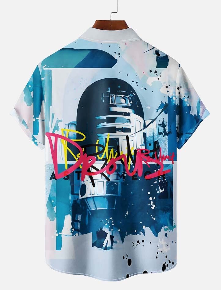 Men's Classic Movie Graphic Short Sleeve Shirt