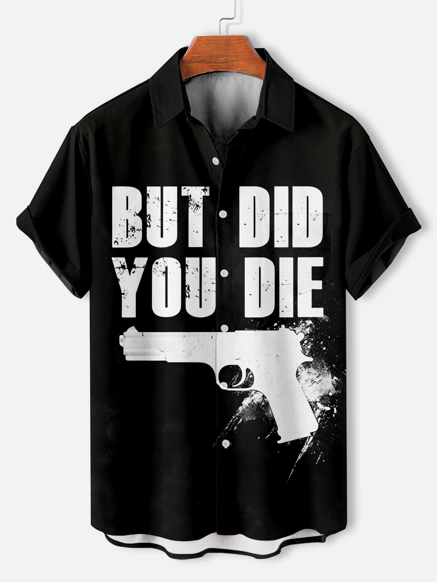 Men's Slogan Short Sleeve Shirt