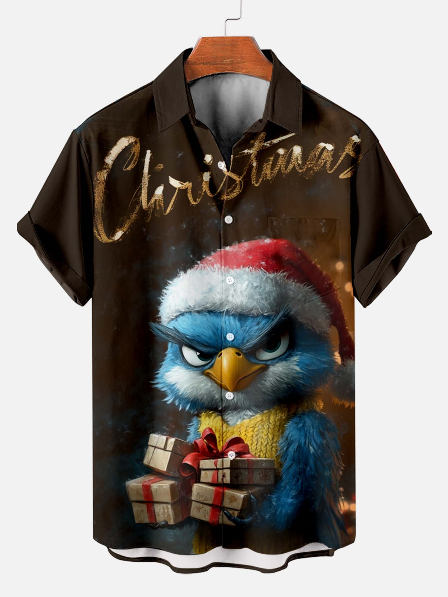 Men's Fun Cartoon Graphic Short Sleeve Shirt