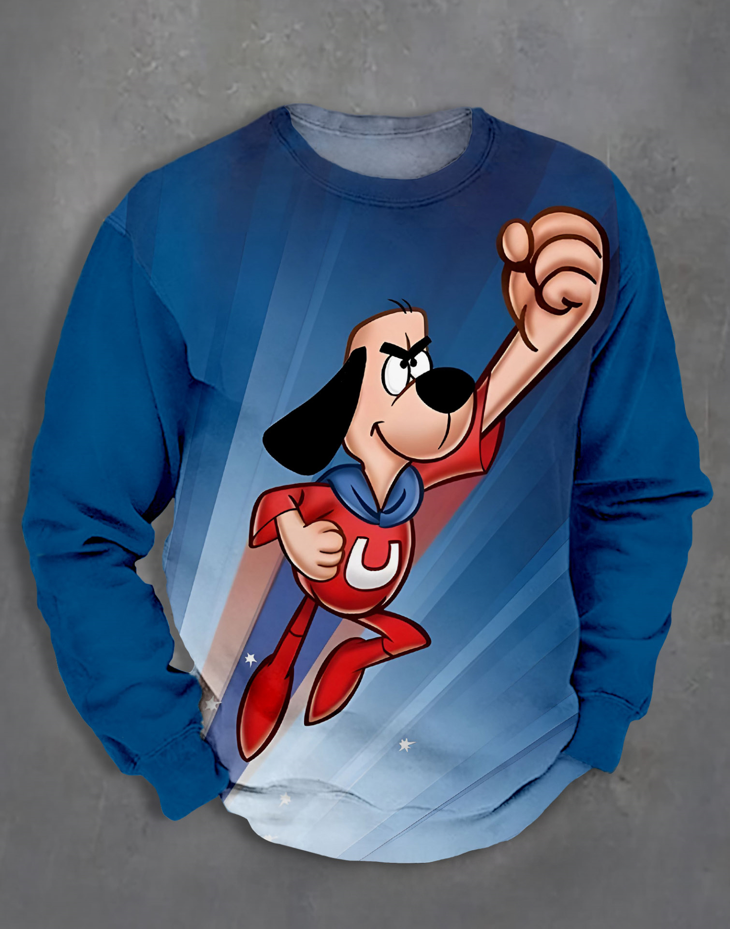 Men's Casual Classic Movie Graphic Long Sleeve Sweater