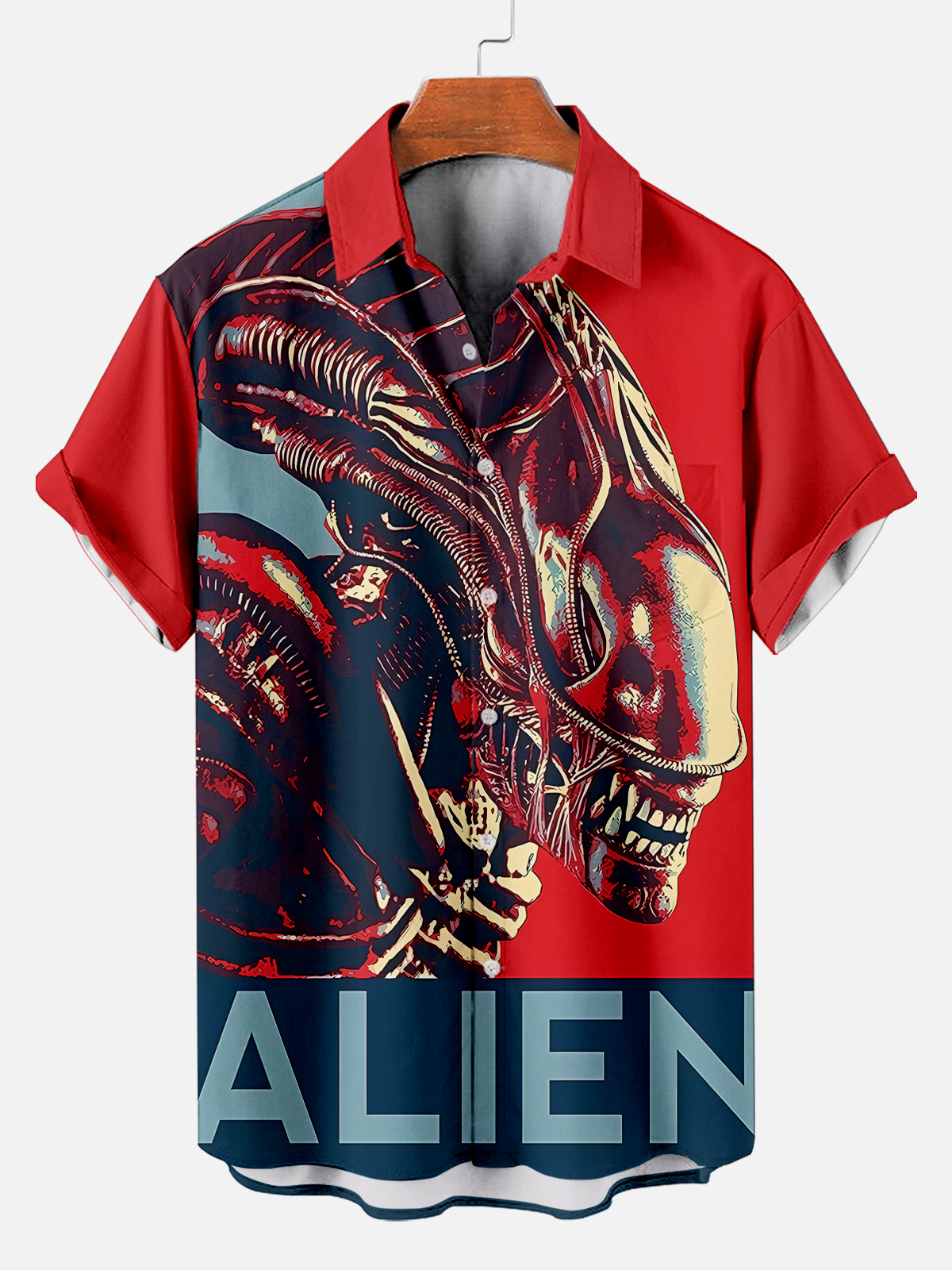 Men's Classic Movie Graphic Short Sleeve Shirt
