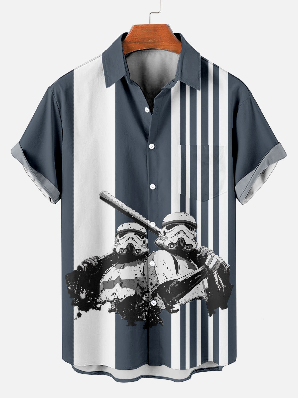Men's Classic Movie Graphic Short Sleeve Shirt