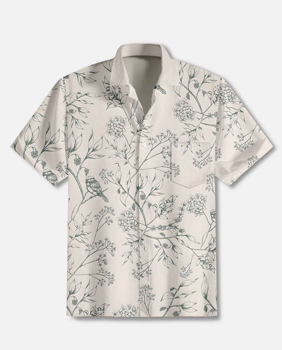 Men's Vintage Hawaiian Short Sleeve Shirt
