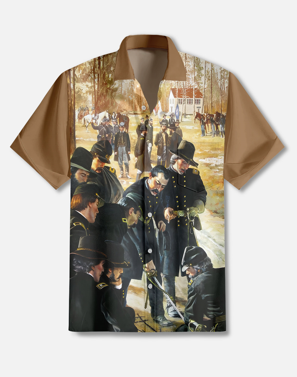 Men's illustration short sleeve shirt