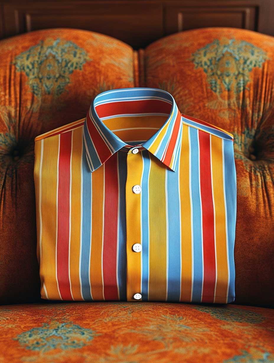 Men's Business Casual Button-Down Shirt