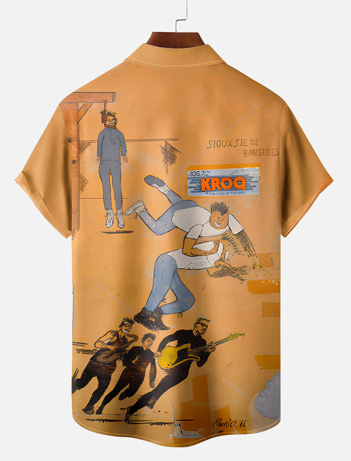 Pop Culture 70's-80s Men's Nostalgia Shirt