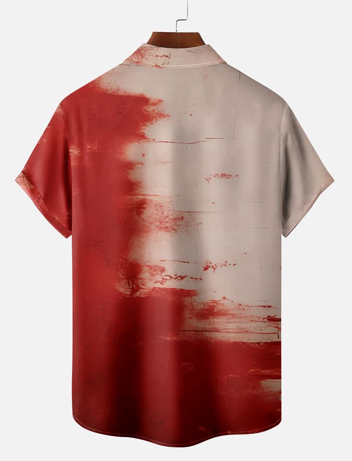 Men's Halloween Graphic Short Sleeve Shirt