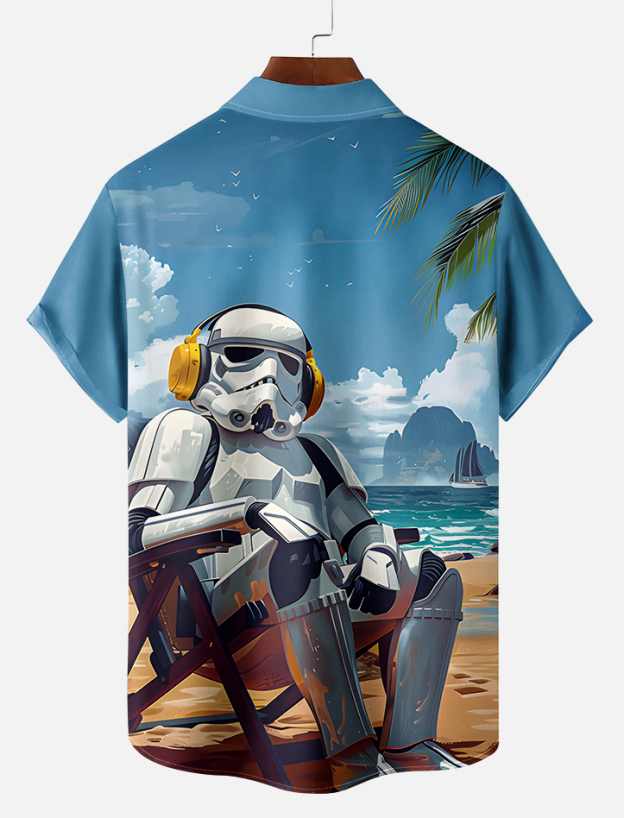 Classic movie graphic short sleeve shirt