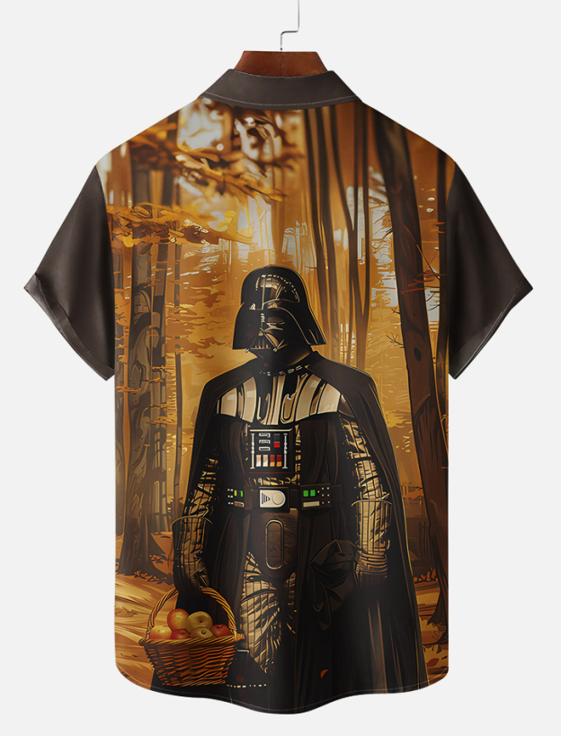 Men's Classic Movie Graphic Short Sleeve Shirt