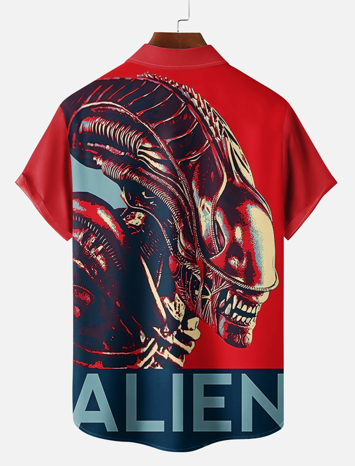 Men's Classic Movie Graphic Short Sleeve Shirt
