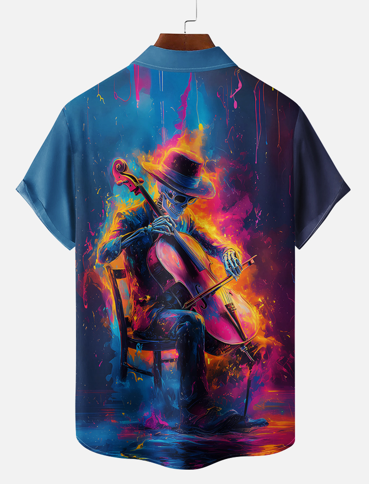 Men's Classic Movie Graphic Short Sleeve Shirt