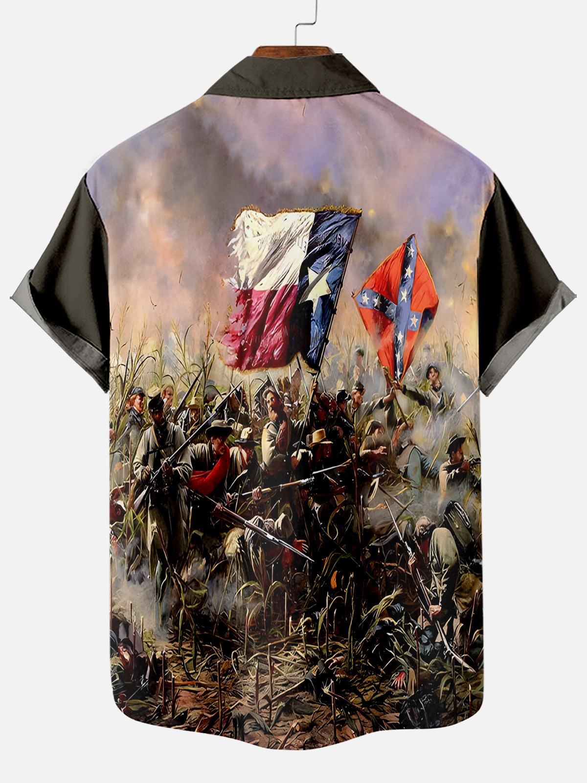 Men's Retro Graphic Short Sleeve Shirt