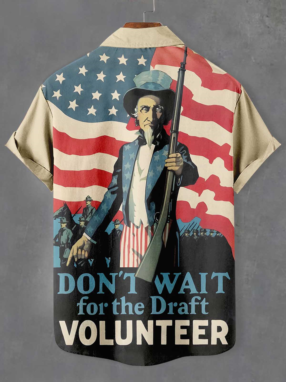 Men's Fun Cartoon Graphic Short Sleeve Shirt