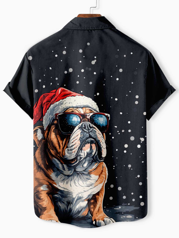 Men's Fun Animal Graphic Short Sleeve Shirt