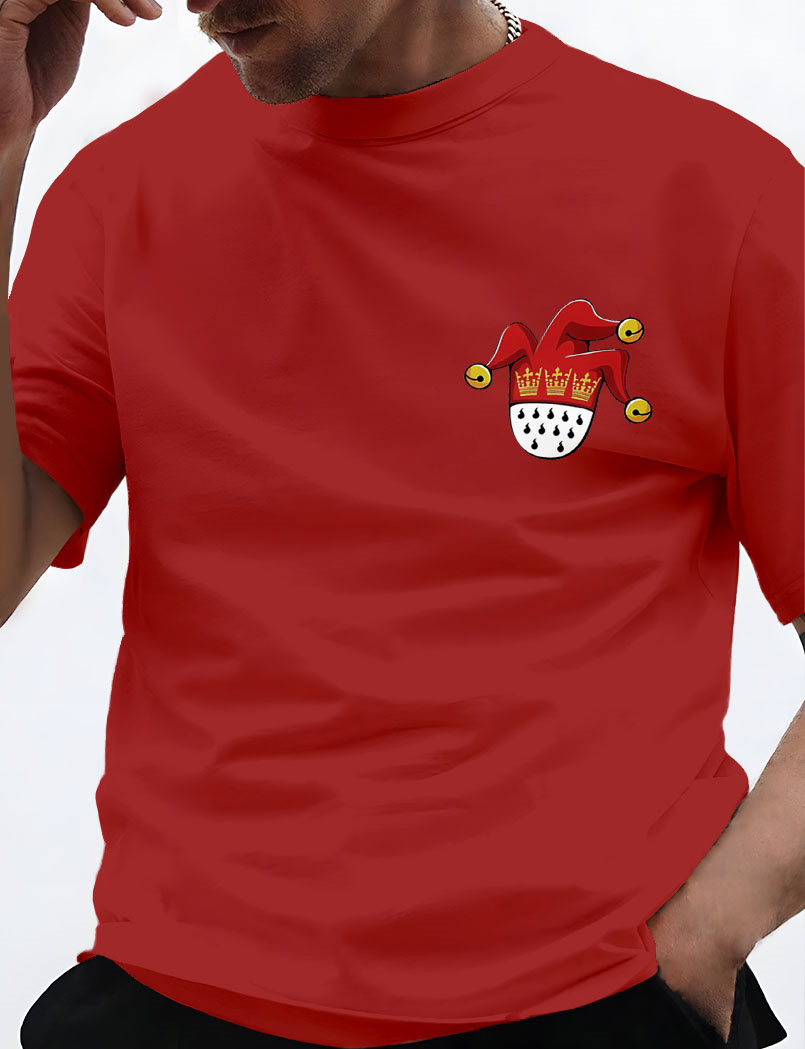 Men's Casual Cartoon Fun Illustration Short Sleeve T-Shirt